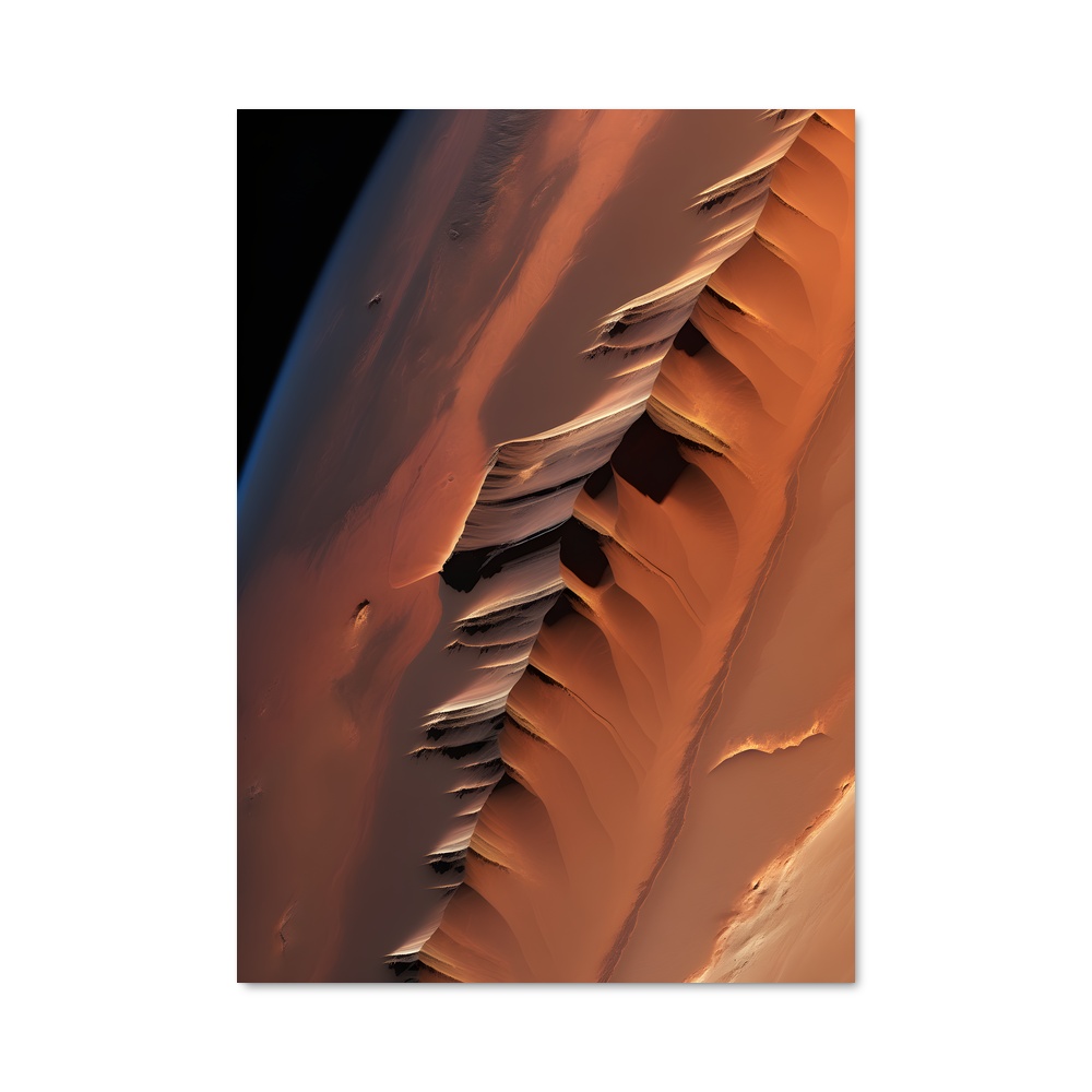 Poster Valles Marineris majestueux